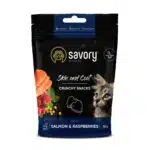 Ласощі Savory Skin and Coat з лососем і тріскою для котів, 50 г