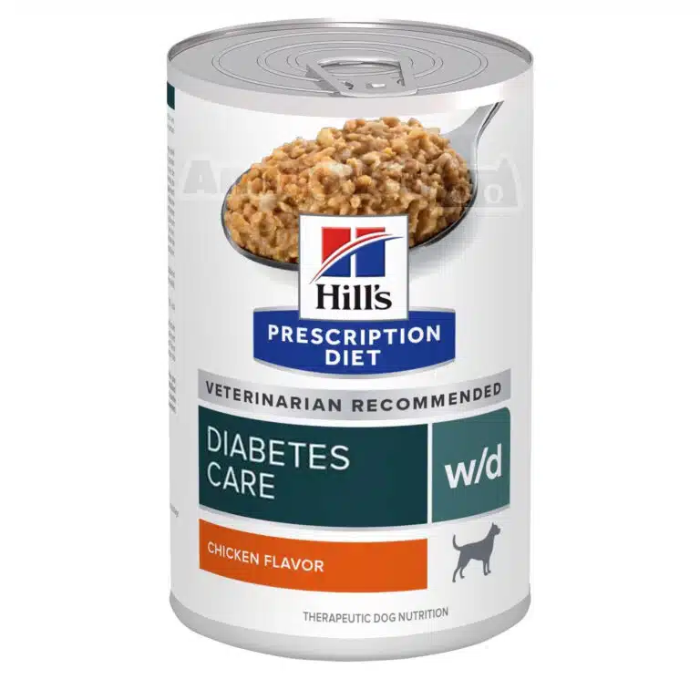 Вологий корм для собак Hill's Prescription Diet w/d Diabetes Care при діабеті з куркою, 370 г