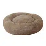 Лежак-гніздо AnimAll Wendy XL коричневий для собак до 15 кг, 78x78x16 см