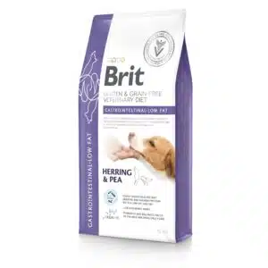 Сухий корм для собак Brit Veterinary Diet Gastrointestinal Low Fat беззерновий при проблемах з травленням з оселедцем