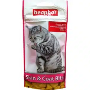 Ласощі Skin & Coat Bits подушечки для шкіри та шерсті для котів, 35 г