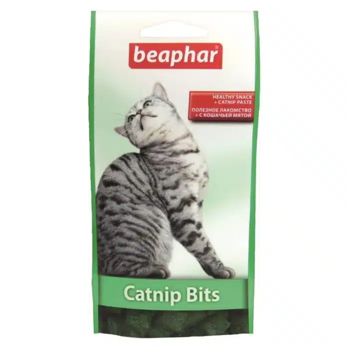 Ласощі для котів Catnip Bits - хрусткі подушечки з котячою м'ятою