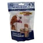 Функціональні смаколики для собак - Кручені палички з куркою Famous Chicken Spinner GiGi з глюкозаміном