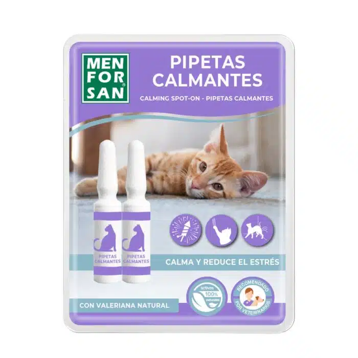 Заспокійливі краплі MENFORSAN CALMING SPOT-ON для котів 2мл, 2піпетки