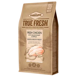 Сухий корм Carnilove True Fresh Senior & Healthy Weight для літніх собак з куркою