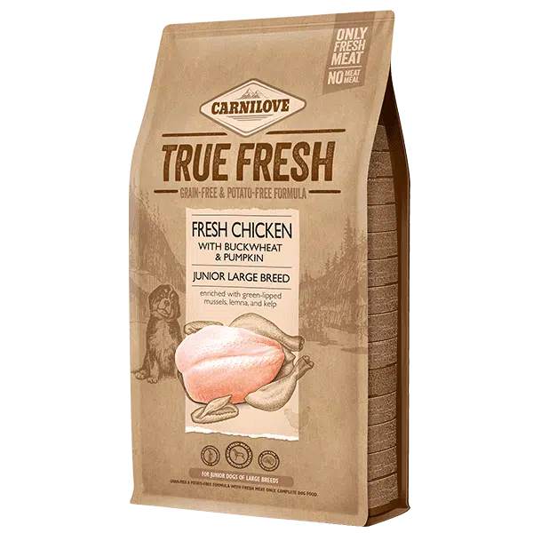 Корм для юніорів великих порід Carnilove True Fresh Junior Large Breed з куркою