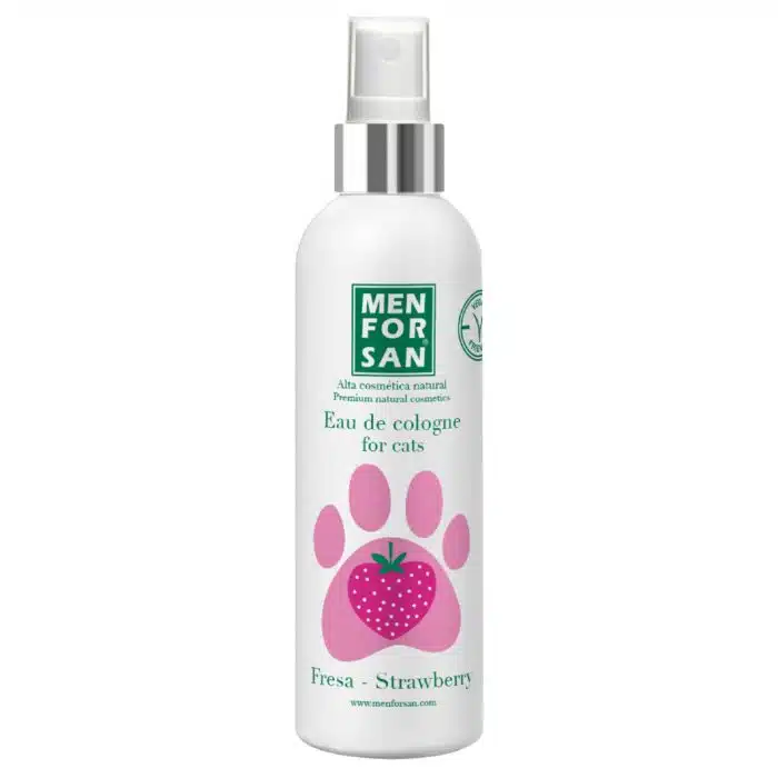 Одеколон для котів MENFORSAN EAU DE COLOGNE STRAWBERRY з ароматом полуниці, 125 мл