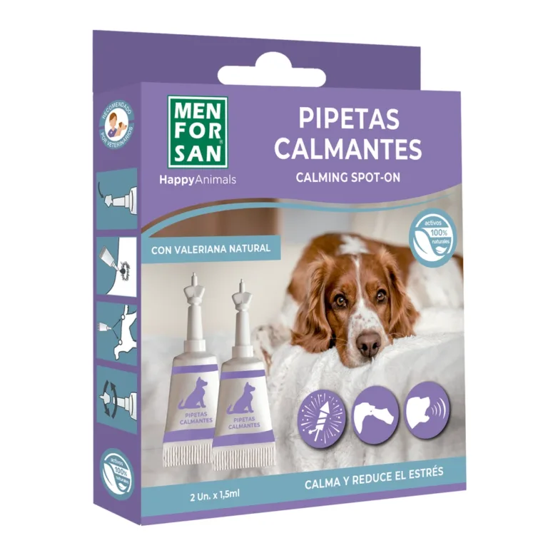 Menforsan Calming Spot-On антистрес для собак, 2 піпетки
