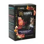 Вологий корм для стерилізованих котів Savory з ягням і журавлиною у соусі, 3+1