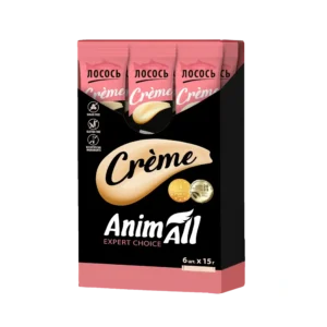 Кремові ласощі AnimAll Crème з куркою для котів, 6х15 г