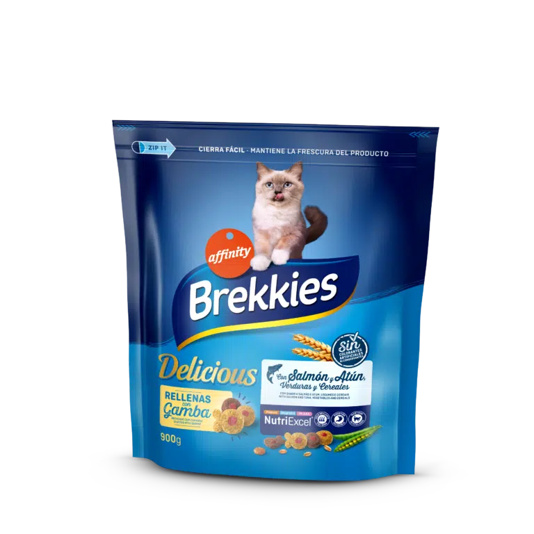 Сухий корм Brekkies Delice Fish з рибою для котів, 900 г