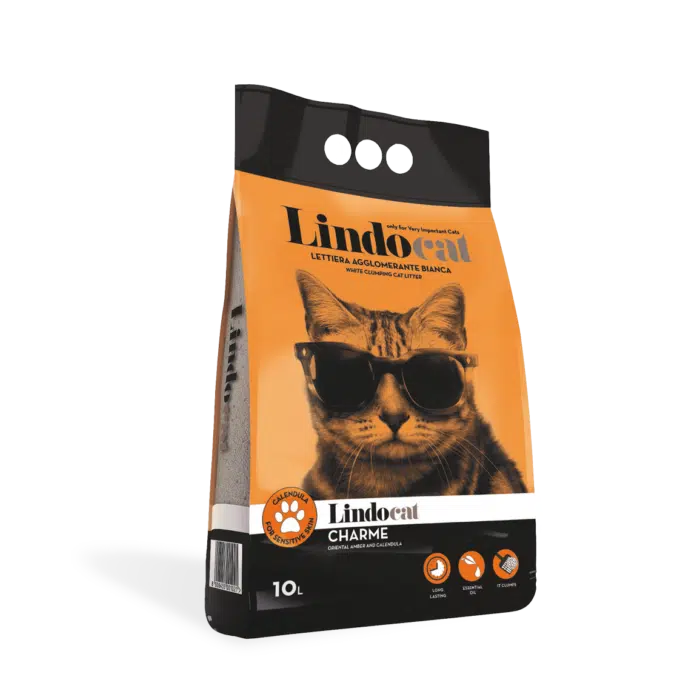 Наповнювач бентонітовий LINDOCAT Charme (аромат східної амбри, велика гранула), 10 л