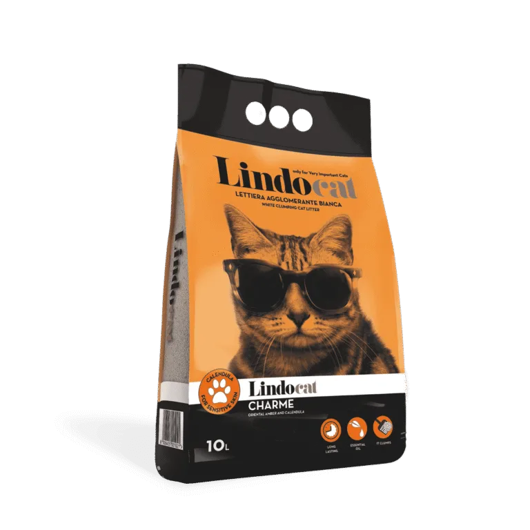 Наповнювач бентонітовий Lindocat Charme для котів, велика гранула, 10 л