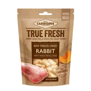 Ласощі True Fresh ліофілізовані з кроликом для собак, 40 г