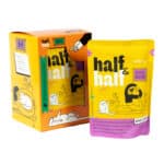 Акційний набір - Вологий корм Half&Half для дорослих котів, шматочки з качкою у соусі 5+1