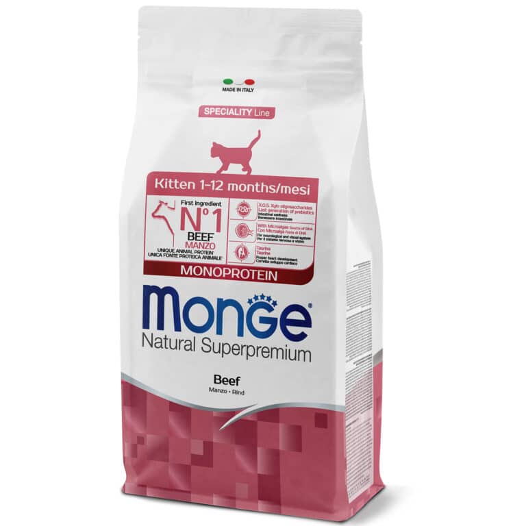 Сухий корм Monge Cat Monoprotein Kitten з яловичиною для кошенят