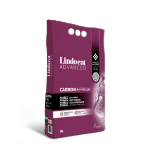 Наповнювач Lindocat Advanced Carbon + Fresh для котів, 8 л
