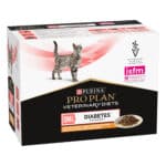 Вологий корм PRO PLAN VETERINARY DIETS DM ST/OX Diabetes Managment для дорослих котів для регулювання надходження глюкози (цукровий діабет) шматочки у підливці з куркою 85 г