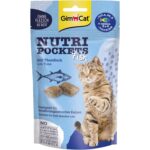 Ласощі GimCat Nutri Pockets Fish з тунцем для котів, 60 г