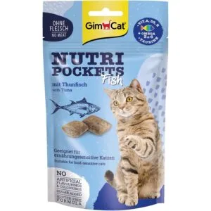 Ласощі GimCat Nutri Pockets Fish з тунцем для котів, 60 г
