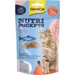 Ласощі GimCat Nutri Pockets Fish з лососем для котів, 60 г