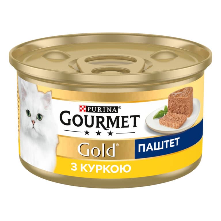 Вологий корм Gourmet Gold паштет з куркою для дорослих котів, 85 г