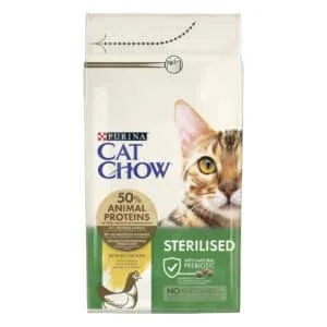 Сухий корм Cat Chow Sterilised з куркою для стерилізованих котів
