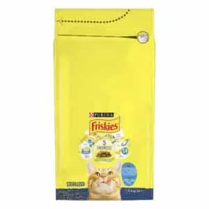 Сухий корм Friskies Sterilized з лососем і тунцем для стерилізованих котів
