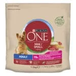 Сухий корм Purina ONE Mini/Small для дорослих собак з яловичиною і рисом
