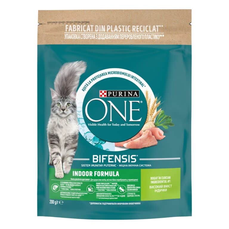 Сухий корм для дорослих котів Purina ONE Indoor комплекс Bifensis з індичкою