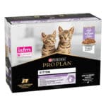 Вологий корм PRO PLAN Kitten Healthy Start для кошенят шматочки у підливці з індичкою 10x85 г