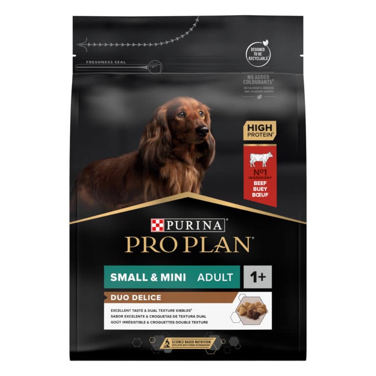 Сухий корм для дорослих собак малих порід Pro Plan Small&Mini Adult 1+ Duo Delice з яловичиною, 2.5 кг