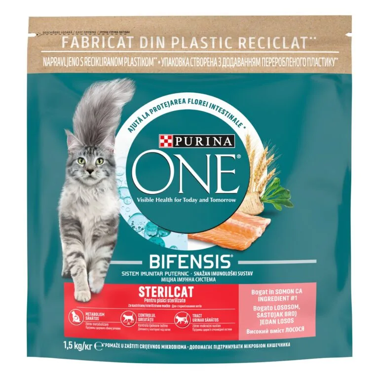 Сухий корм Purina ONE Sterilcat Bifensis з лососем для стерилізованих котів