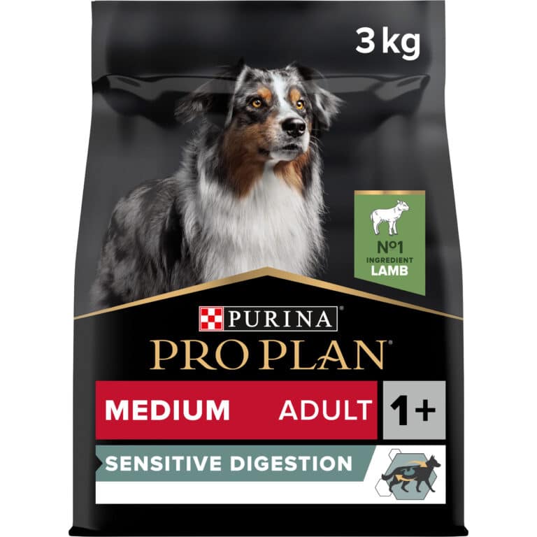 Сухий корм для дорослих собак середніх порід Pro Plan Medium Adult 1+ Sensitive Digestion з ягням