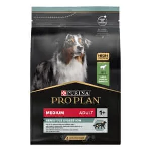 Сухий корм для дорослих собак середніх порід Pro Plan Medium Adult 1+ Sensitive Digestion з ягням