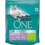 Сухий корм Purina ONE Sensitive Bifensis з індичкою для котів, 800 г