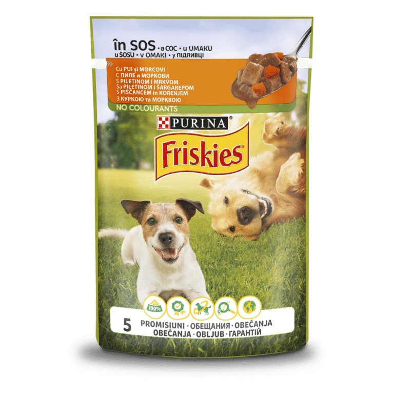 Вологий корм Friskies Adult з куркою для дорослих собак, 100 г