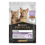 Вологий корм PRO PLAN Kitten Healthy Start для кошенят шматочки у підливці з індичкою 85 г