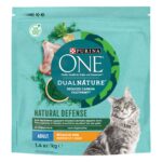 Сухий корм PURINA ONE Adult Dual Nature Spirulina для дорослих котів з куркою