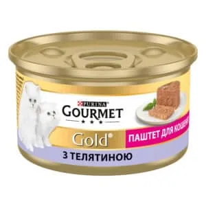 Вологий корм Gourmet Gold паштет з яловичиною для кошенят, 85 г