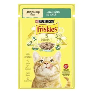 Вологий корм Friskies з качкою для котів, 85 г
