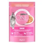 Вологий корм Purina ONE Junior з лососем для кошенят, 85 г