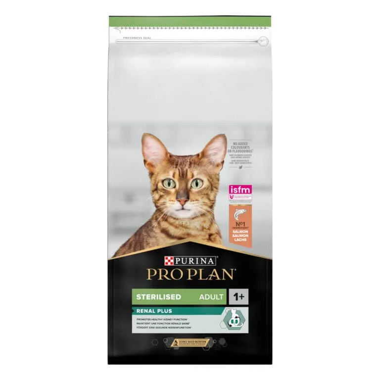 Сухий корм Pro Plan Sterilised Adult 1+ Renal Plus з лососем для стерил. котів