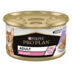 Вологий корм для дорослих котів Pro Plan Delicate з індичкою, 85 г