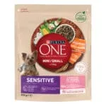 Сухий корм Purina ONE Mini Sensitive з лососем для собак дрібних порід, 800 г
