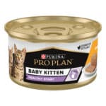 Влажный корм PRO PLAN Baby Kitten Healthy Start для котят после отлучения от матери мусс с курицей 85 г