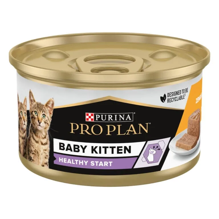 Вологий корм Pro Plan Baby Kitten Healthy Start мус з куркою для кошенят, 85 г