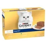 Вологий корм Gourmet Gold набір паштетів для дорослих котів, 12х85 г