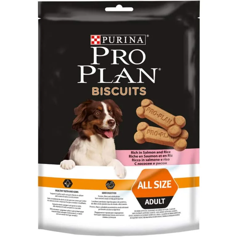 Ласощі Pro Plan Biscuits All Size Adult з лососем для собак, 400 г
