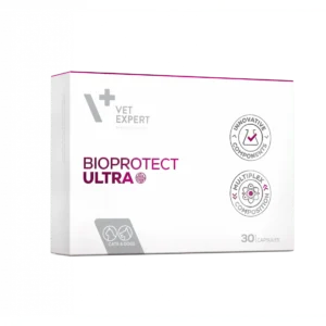 Пробіотик Bioprotect Ultra при діареї для котів та собак, 30 капсул